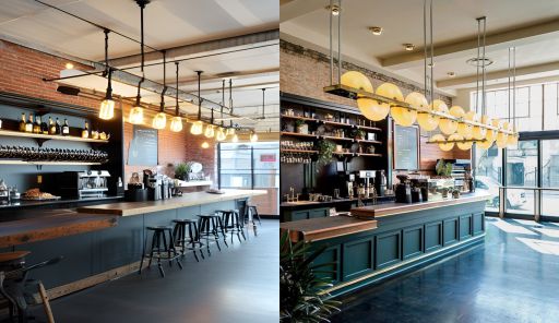 contoh gambar photo desain kafe ( design interior cafe ) indoor