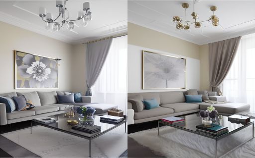 desain interior ruang tamu klasik ( design interior livingroom classic )