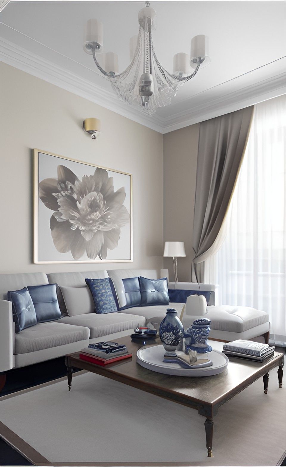 desain interior ruang tamu klasik ( design interior livingroom classic )