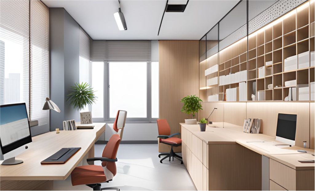 desain ruang kantor minimalis Cempaka Putih - Jakarta Pusat, design minimalist office interior Cempaka Putih - Jakarta Pusat 0152c