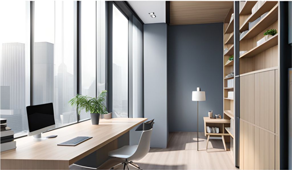 desain ruangan kantor minimalis modern Johar Baru - Jakarta Pusat, design modern minimalist office interior Johar baru - Jakarta Pusat 0154