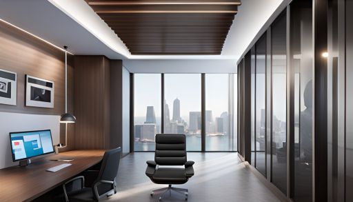 desain ruangan kantor minimalis modern Kemayoran - Jakarta Pusat, design modern minimalist office interior Kemayoran - Jakarta Pusat 0155a