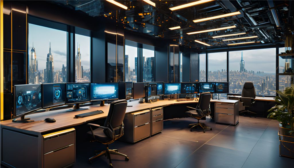 desain interior kantor modern di Jl. Gatot Subroto Kel. Gelora - Jakarta Pusat