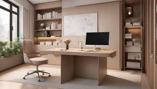 desain ruangan kantor minimalis di Jagakarsa - Jakarta Selatan 0179a