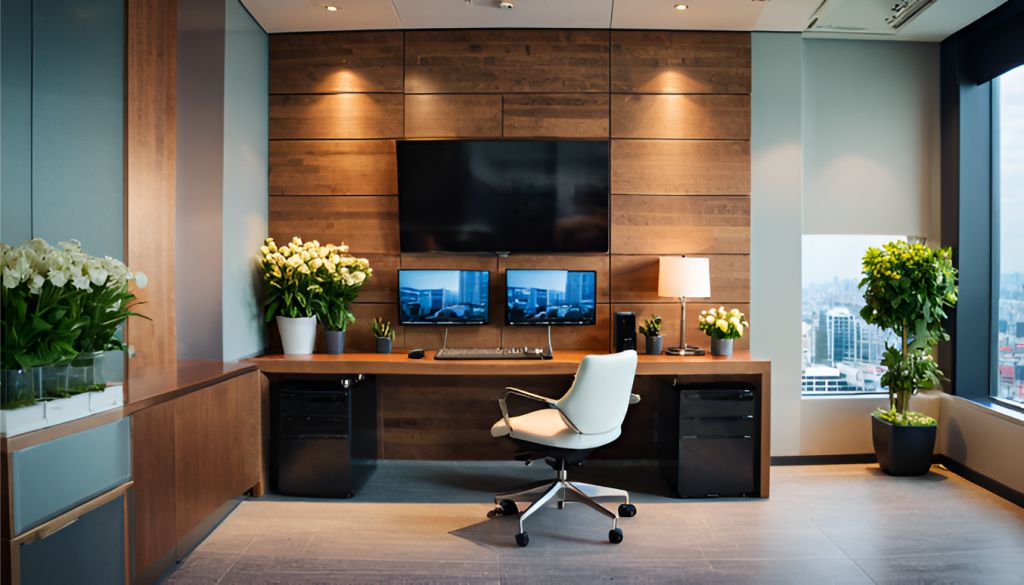 Desain interior kantor minimalis di SCBD Lot2 - Jakarta Selatan