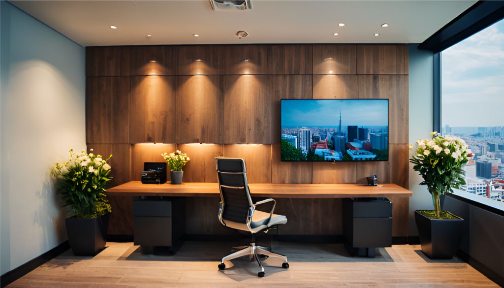 Desain interior kantor minimalis di SCBD Lot2 - Jakarta Selatan