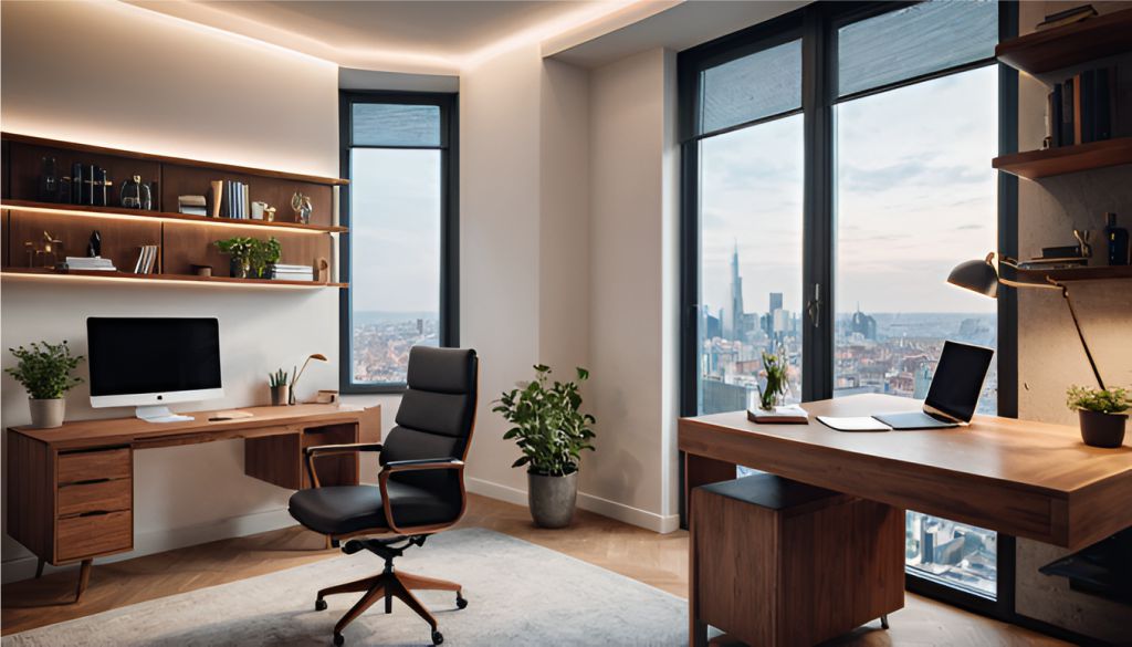 desain interior kantor minimalist di SCBD Lot.5 - Jakarta Selatan