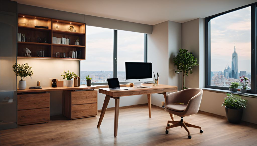 desain interior kantor minimalist di SCBD Lot.5 - Jakarta Selatan