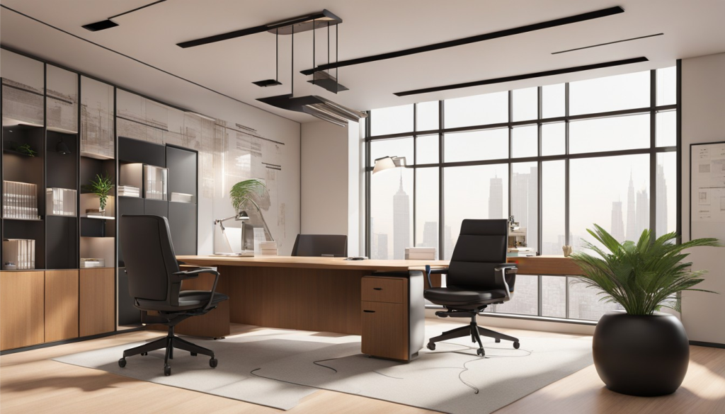 desain ruangan kantor ciracas - jakarta timur, kantor minimalis