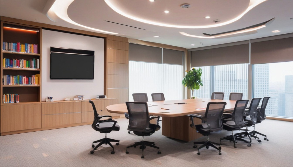 desain ruang pertemuan atau meeting room minimalis di Cakung Timur Kec. Cakung - Jakarta Timur