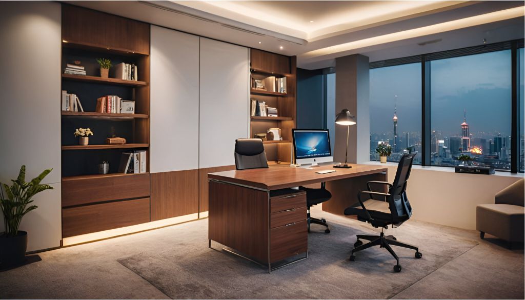 desain interior kantor minimalis di Pulo Gebang Kec. Cakung - Jakarta Timur