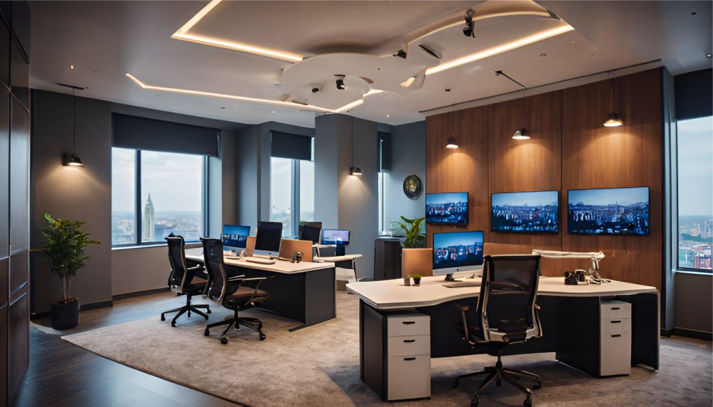 Desain interior kantor di Jl. Gatot Subroto Kel. Kuningan Timur Kec. Setia Budi - Jakarta Selatan