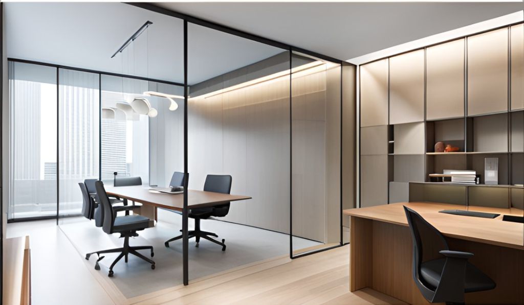 Jasa Interior Kantor Cilincing - Jakarta Utara / design minimalist office interior Cilincing - Jakarta Utara