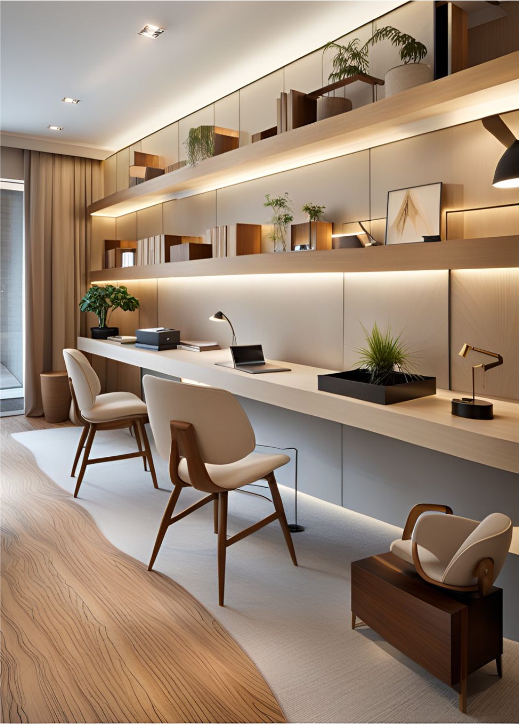 desain ruangan kantor Bojongsaong - Bandung / design office interior minimalist 0131