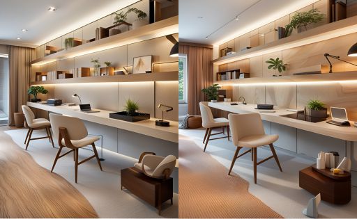 desain ruangan kantor Bojongsaong - Bandung / design office interior minimalist 0131a
