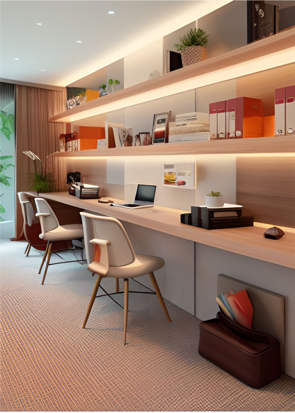 desain ruangan kantor Bojongsaong - Bandung / design office interior minimalist 0131c