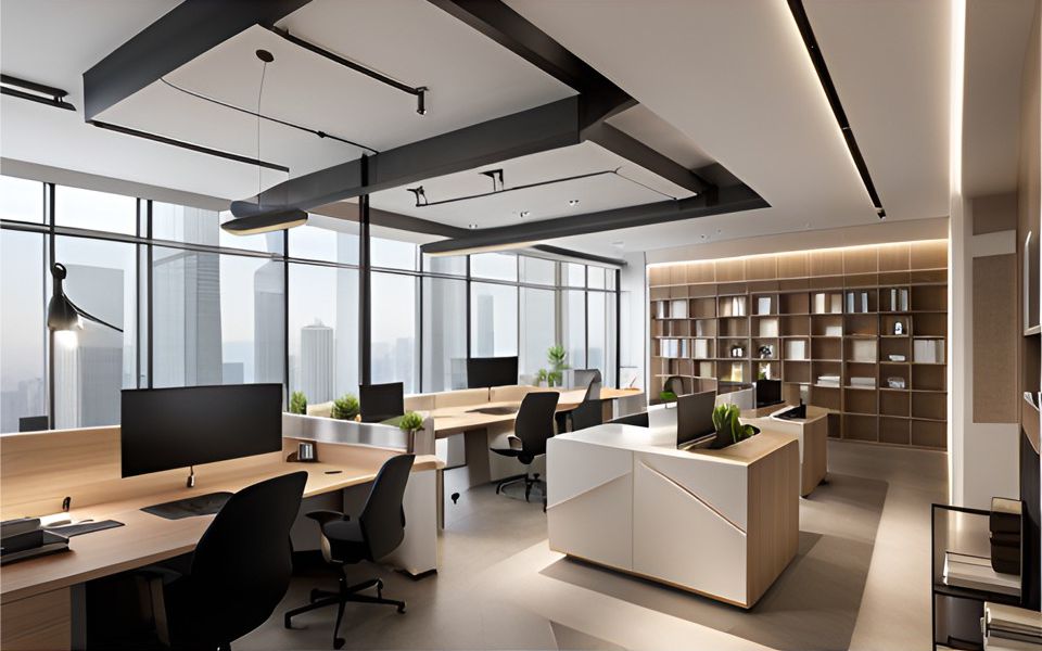 desain ruangan kantor minimalis cangkuang - bandung, design office interior minimalist cangkuang 0132