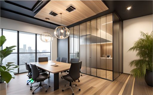 desain ruangan kantor cimenyan - bandung , design office interior minimalist cimenyan - bandung 0138a