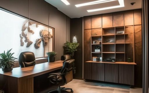 desain ruangan kantor ciparay - bandung, design office interior minimalist ciparay bandung 0139a