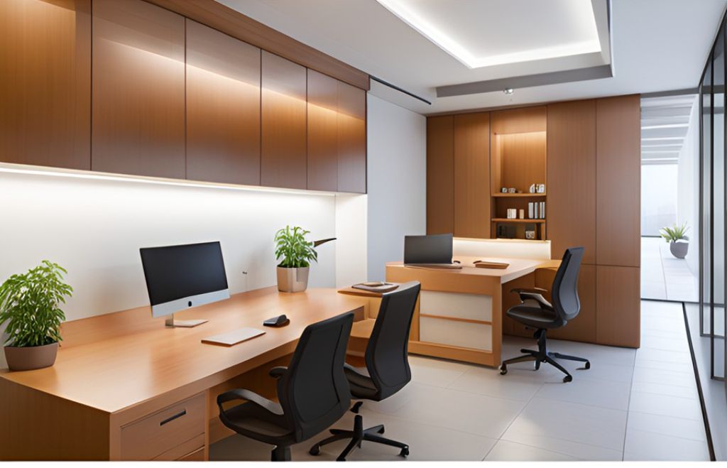 desain ruangan kantor minimalis Katapang - Bandung, design office interior minimalist 0143