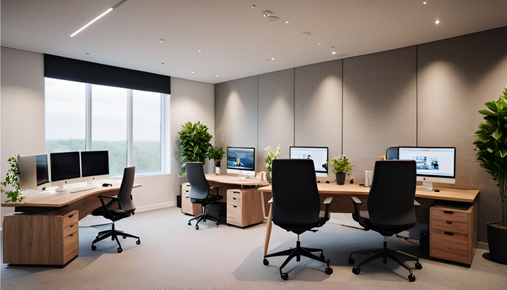 Jasa Interior Kantor di Komplek Pergudangan Karawang Asri  0857-1717-3373