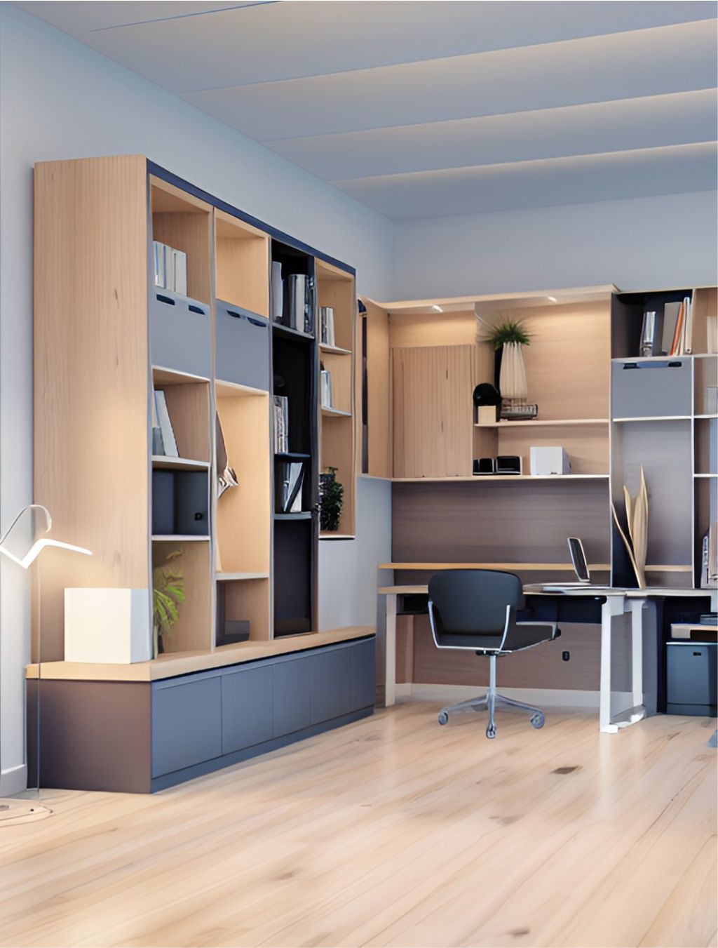 desain ruangan kantor minimalist bekasi ( design office interior minimalist )