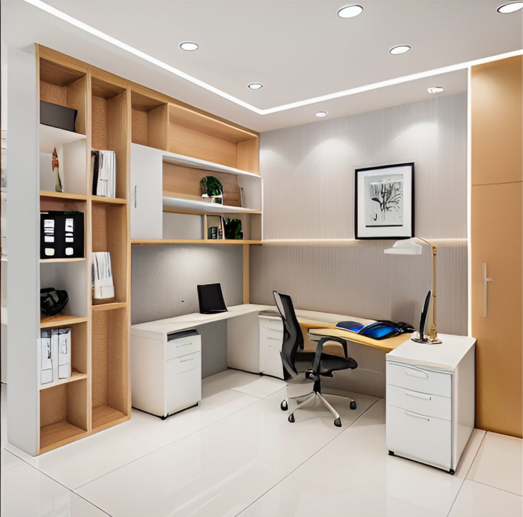desain ruangan kantor minimalis bogor ( design office interior minimalist )