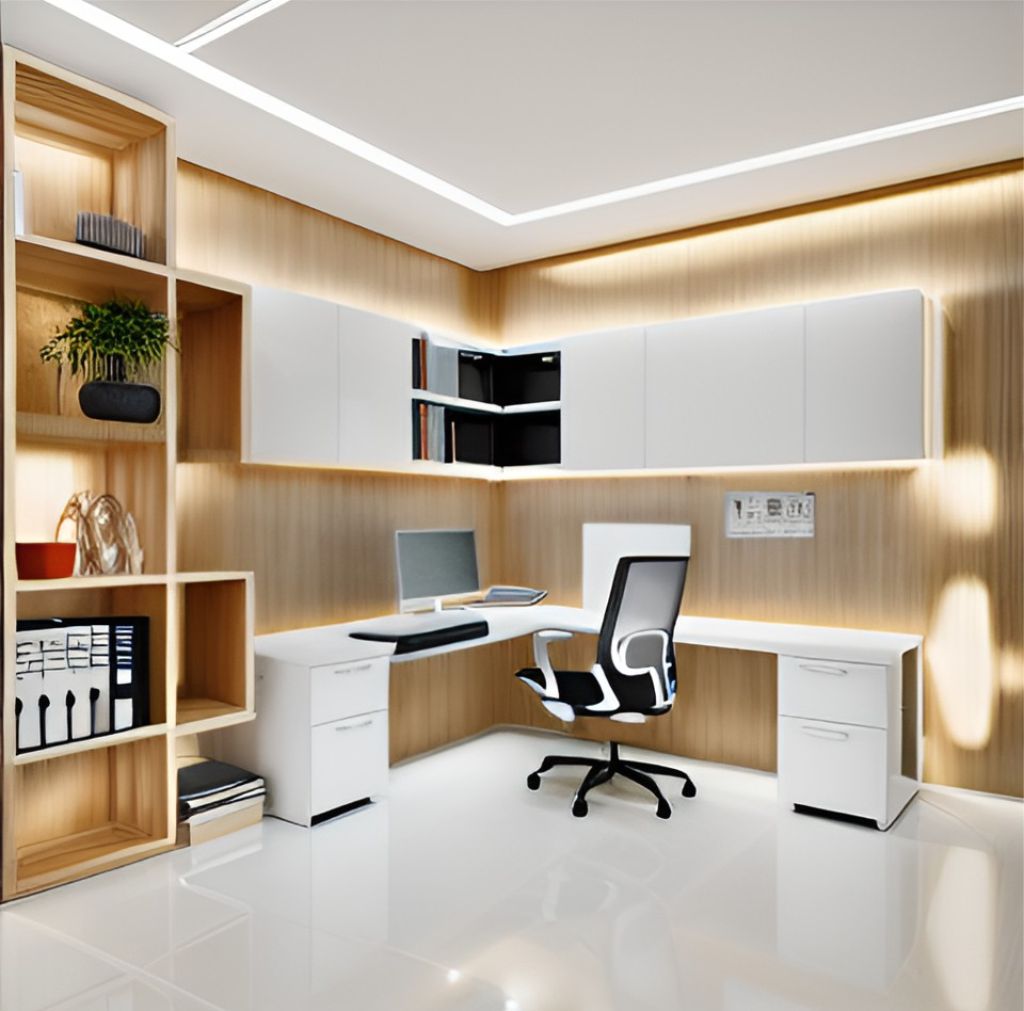 desain ruangan kantor minimalis bogor ( design office interior minimalist )
