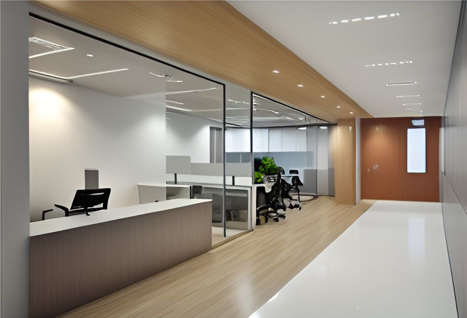 desain ruangan kantor minimalist indramayu - jawa barat ( design office interior minimalist indramayu )