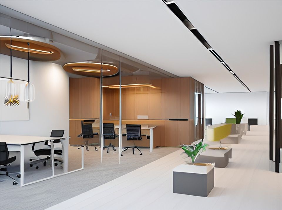 desain ruangan kantor minimalis karawang ( design office interior minimalist karawang )