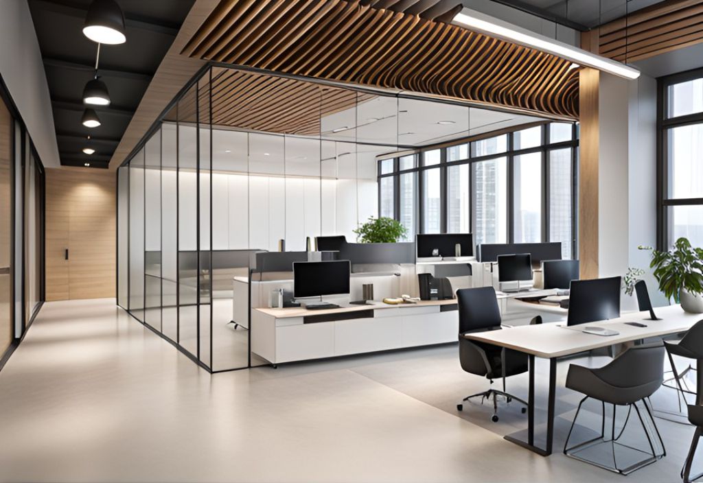 desain ruangan kantor cirebon 0126b / design office interior cirebon