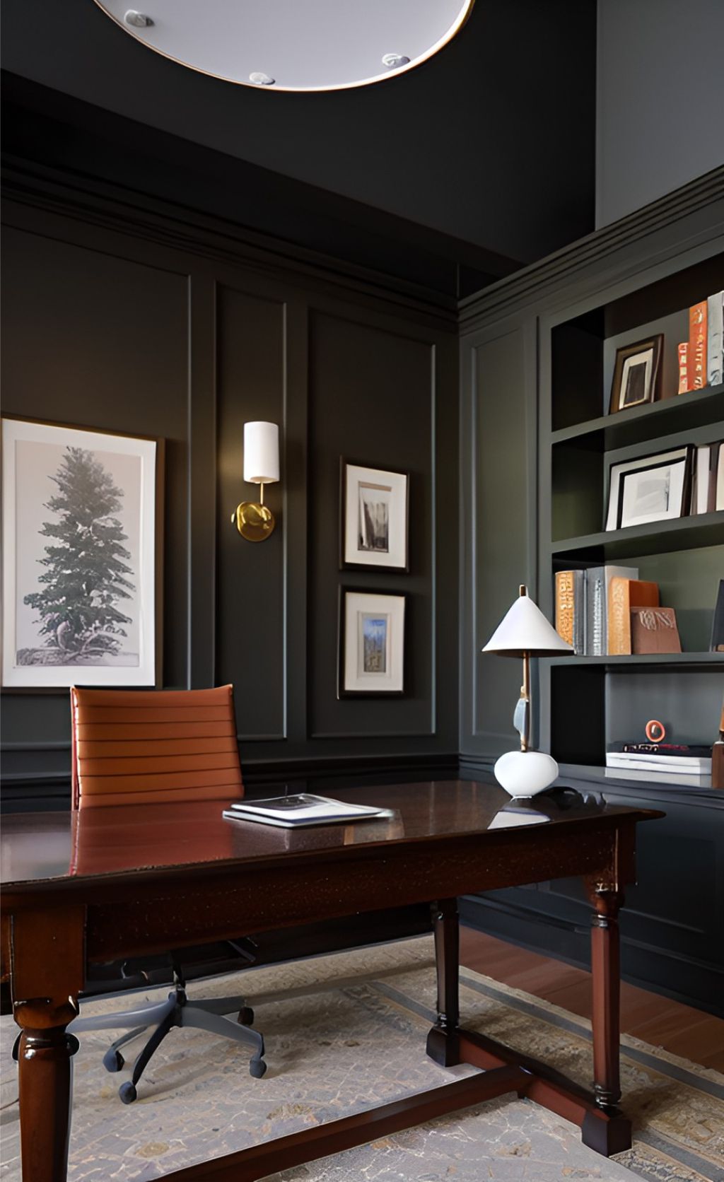 desain ruangan kantor klasik ( design office interior classic )