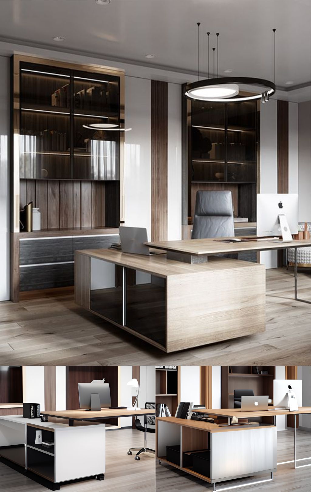 contoh gambar photo desain ruangan kantor minimalis ( design interior office minimais ) 