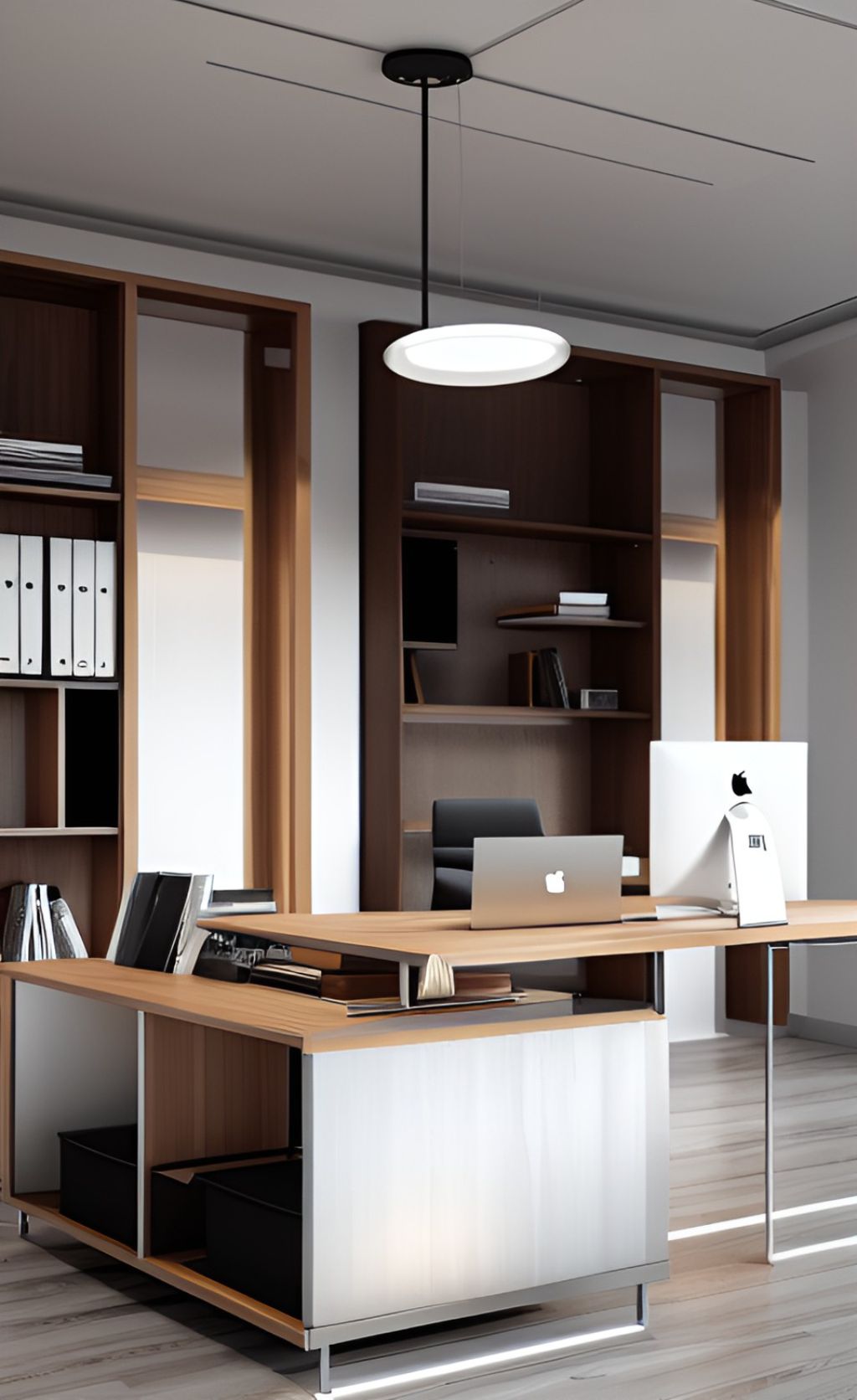 contoh gambar photo desain ruangan kantor minimalis ( design interior office minimais ) 