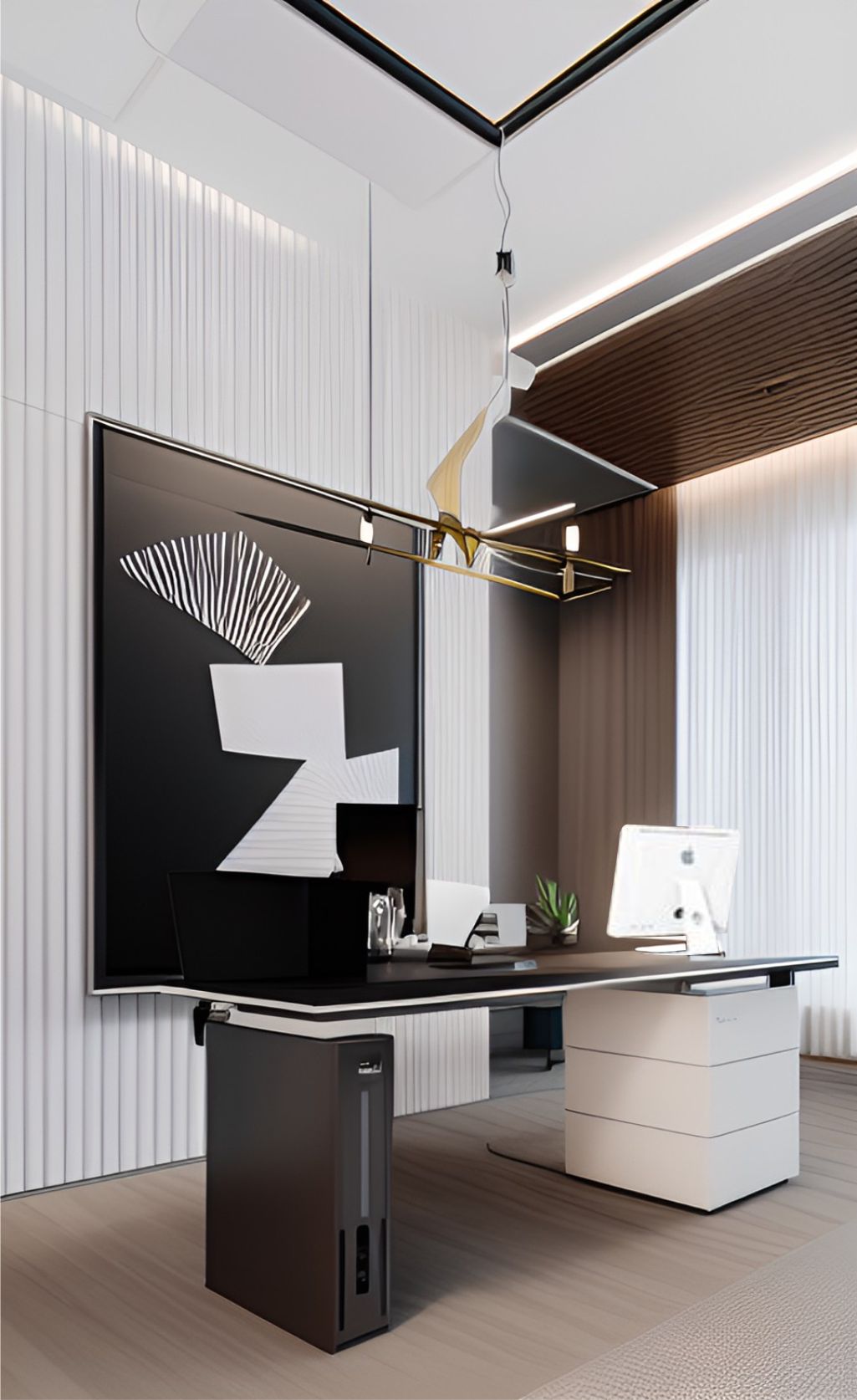 desain ruangan kantor minimalist modern ( design interior modern minimalist )