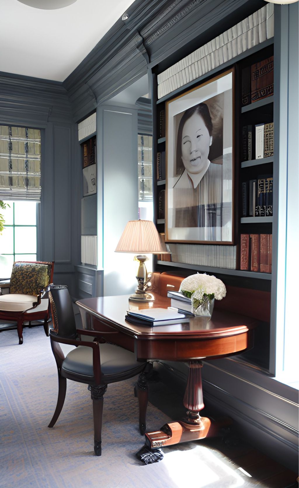 desain ruangan kantor klasik moderen ( design interior classic modern )