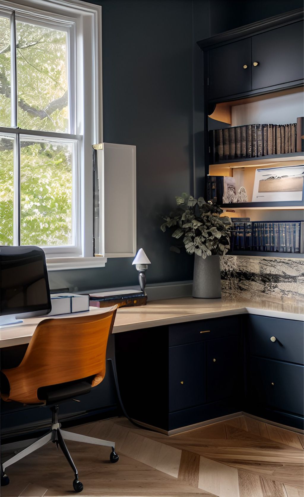 desain ruangan kantor klasik ( design interior office classic )