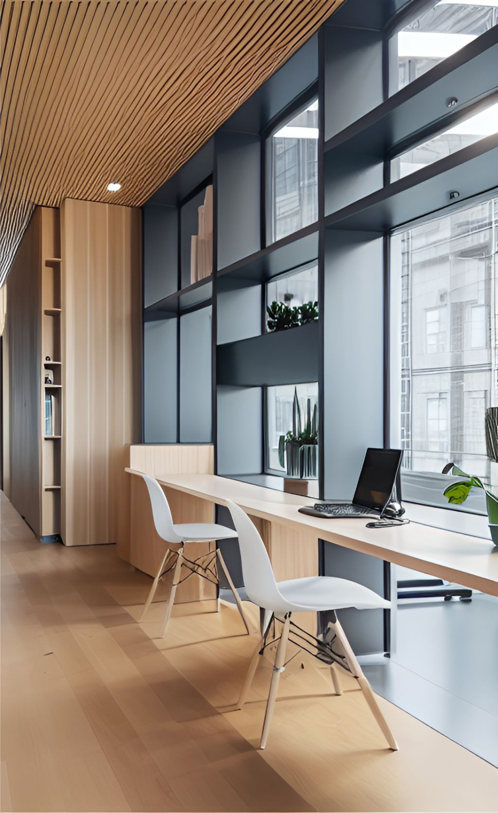 desain ruangan kantor minimalis modern ( design interior office minimalist modern )