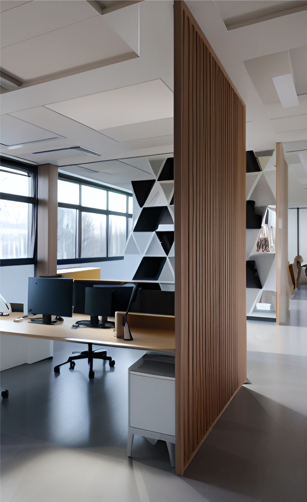 desain ruangan kantor minimalis ( design office interior minimalist )