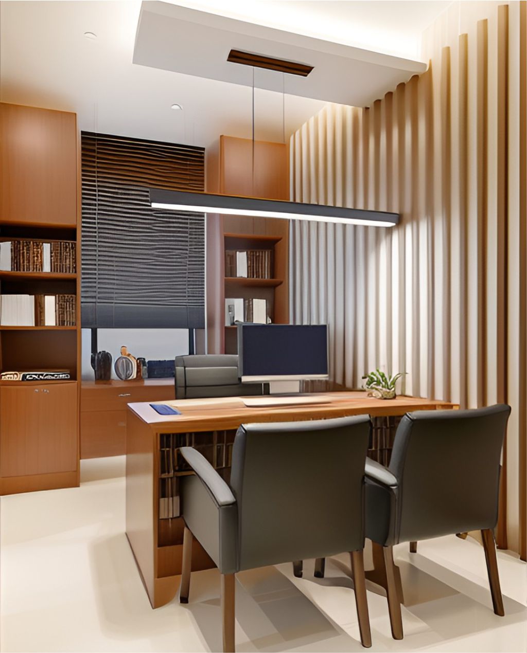 desain ruangan kantor minimalis kebayoran lama - jakarta selatan ( design office interior minimalist )