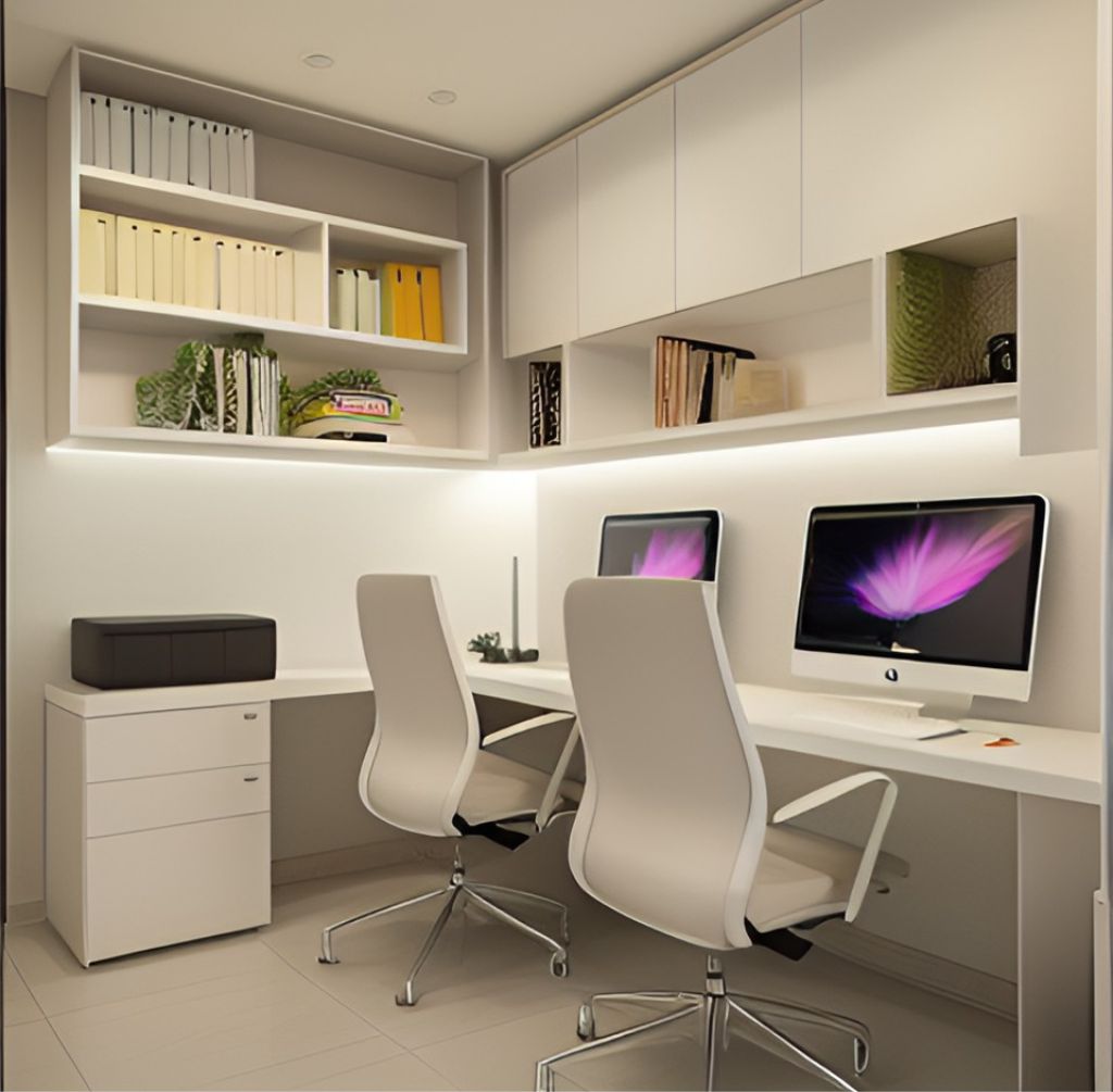 desain ruangan kantor minimalis pesanggrahan - jakarta selatan ( design office interior minimalist )