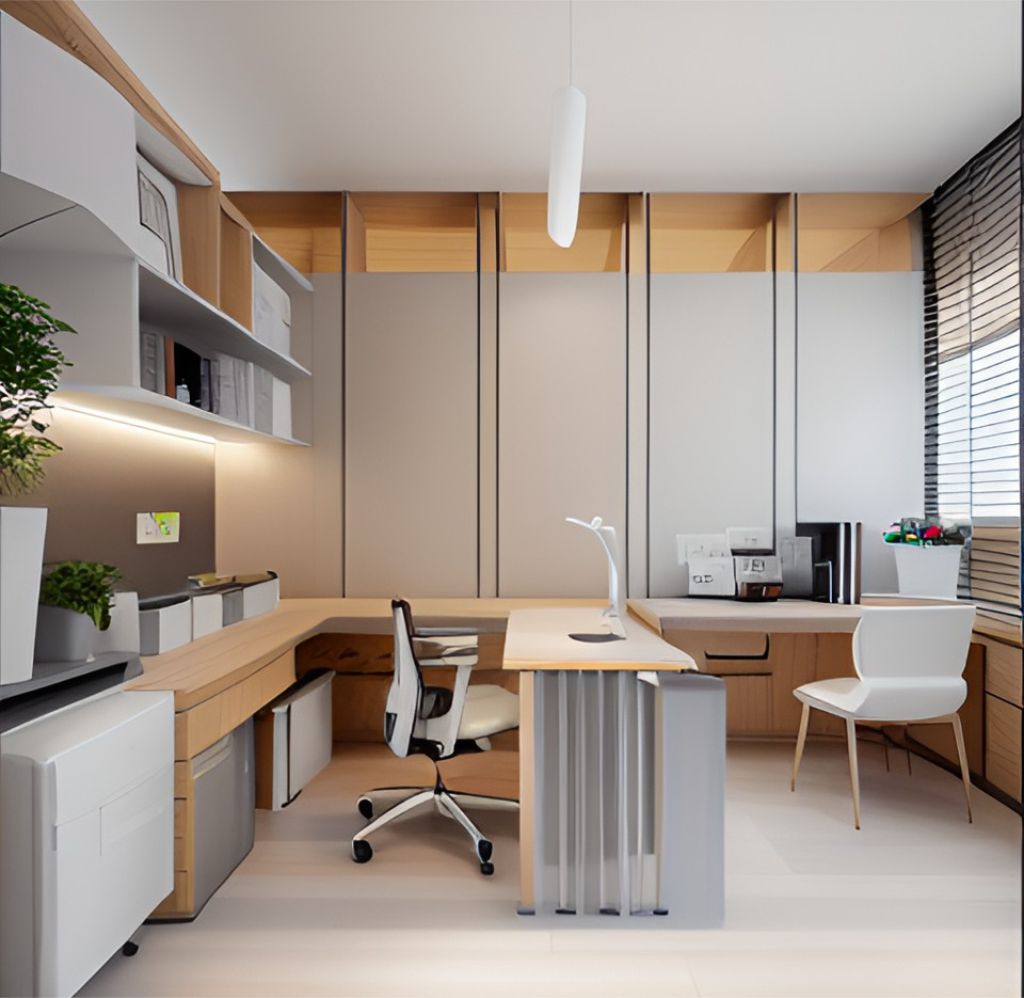 desain ruangan kantor minimalis setiabudi - jakarta selatan ( design office interior minimalist )