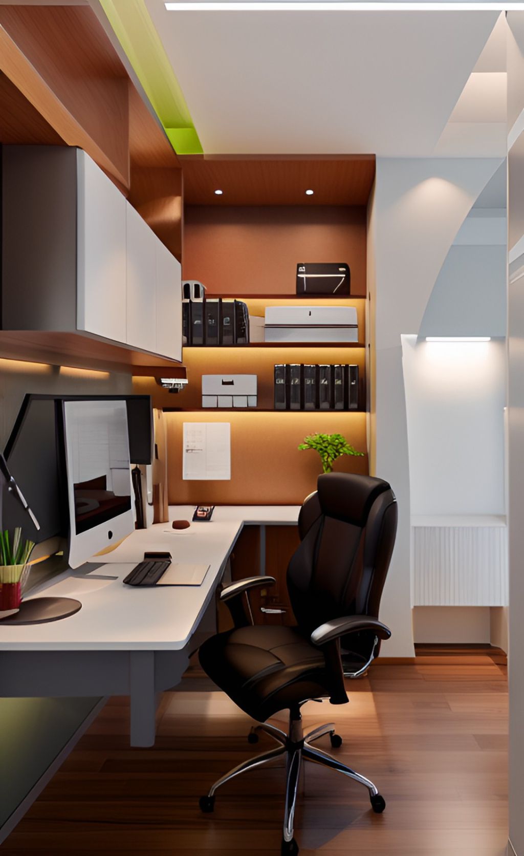 desain ruangan kantor minimalist tambora ( design office interior minimalist  )