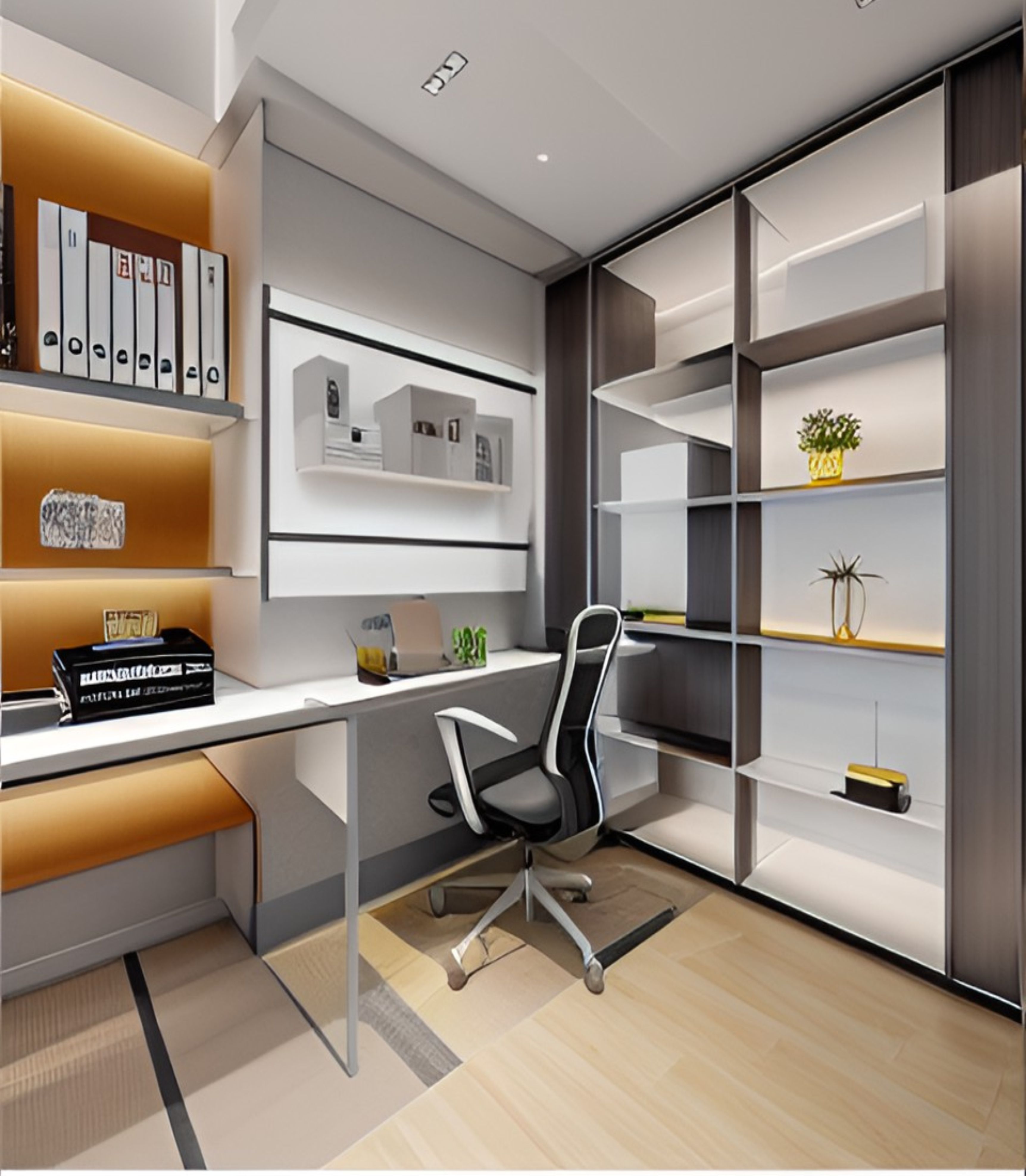 desain ruangan kantor minimalist kebon jeruk ( design office interior minimalist )