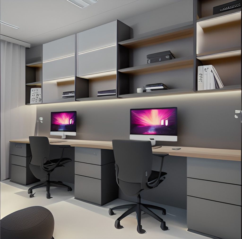 desain ruangan kantor minimimalis palmerah ( design office interior minimalist )