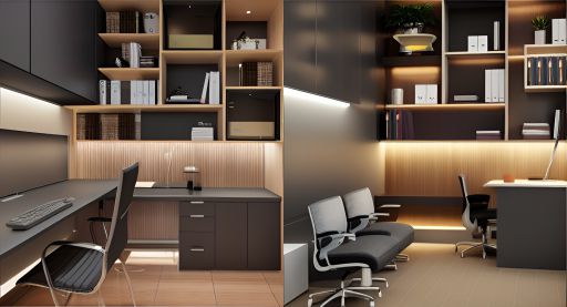 desain ruangan kantor minimalis kepulauan seribu  ( design office interior minimalist )