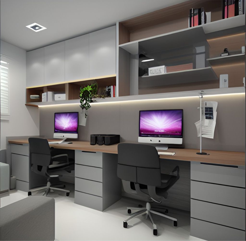 desain ruangan kantor minimalis kepulauan seribu selatan ( design office interior minimalist )