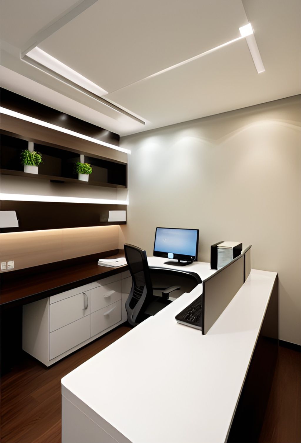 desain ruangan kantor minimalis bandung ( design office interior minimalist )