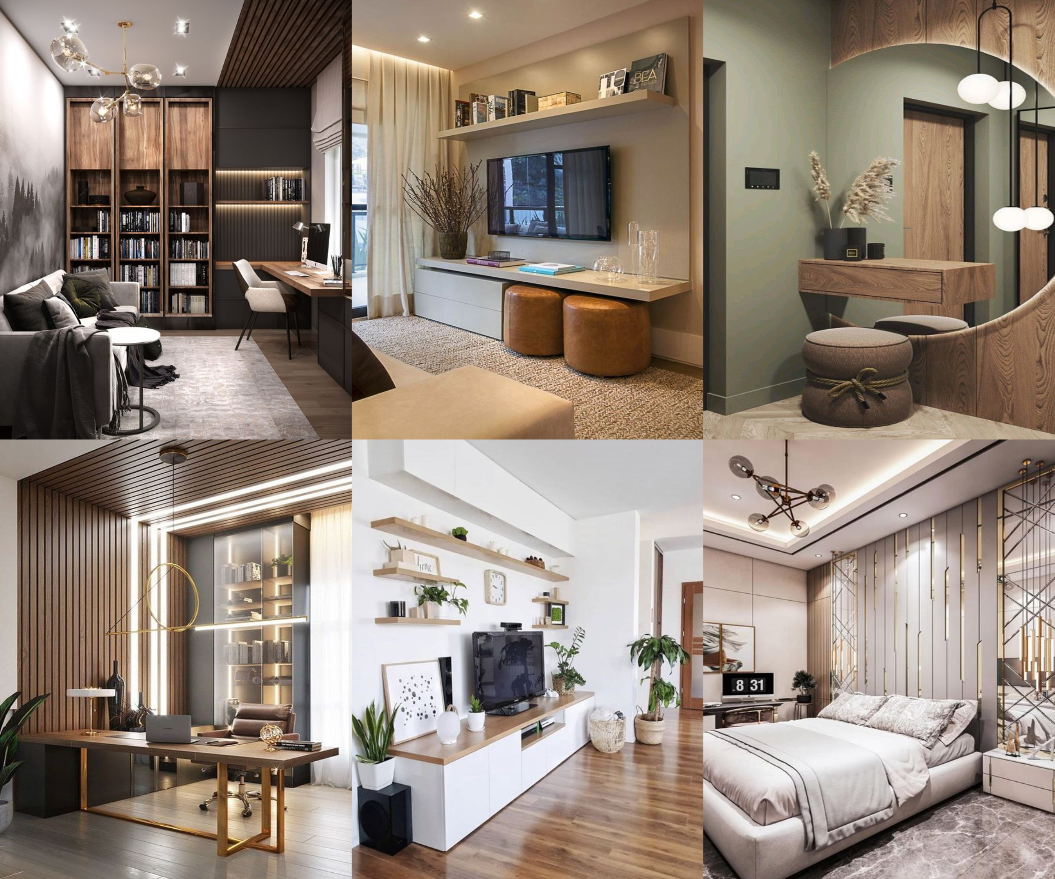 Beberapa referensi photo ruangan yang tidak bisa dibuat dengan Dekorator ready stock product dan harus menggunakan jasa Design interior