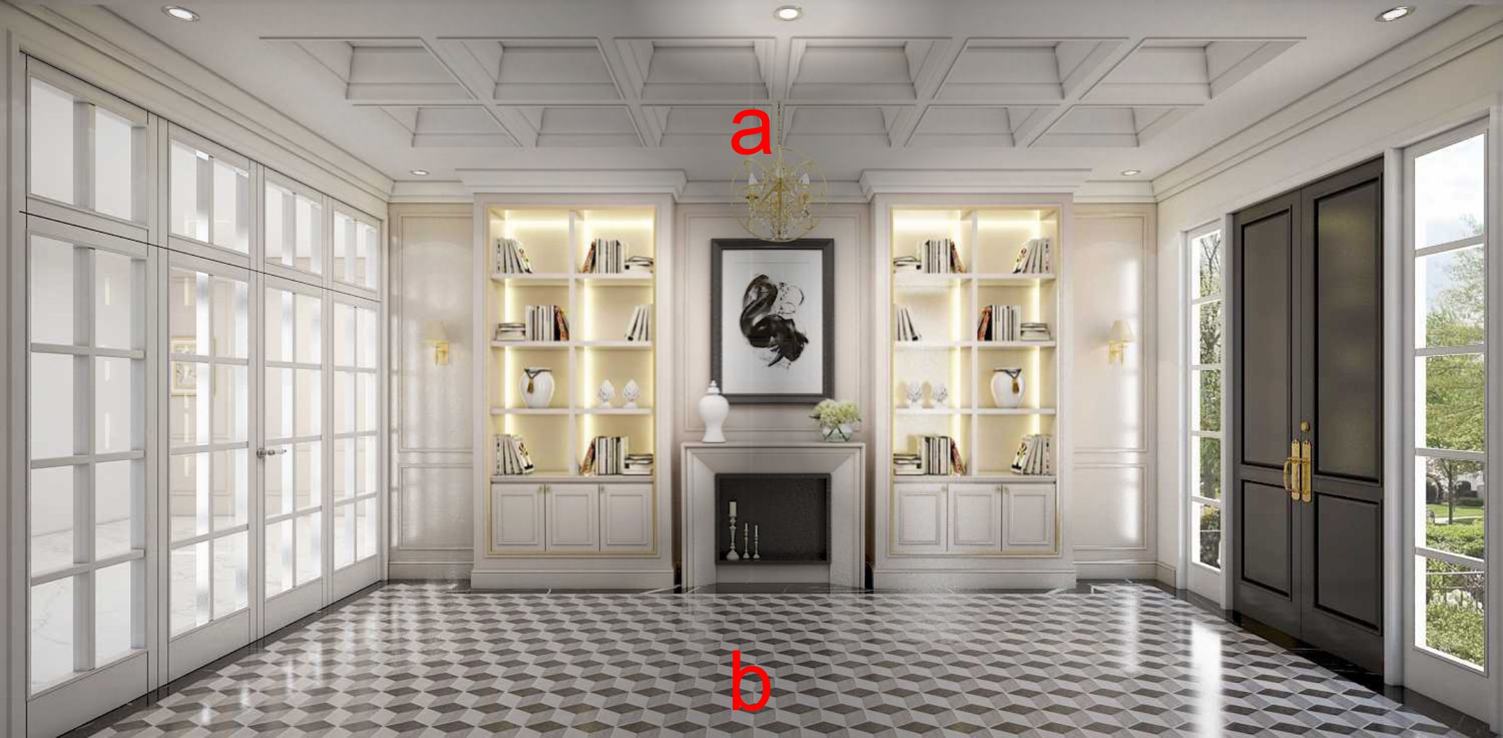 Fake Interior Design Lighting